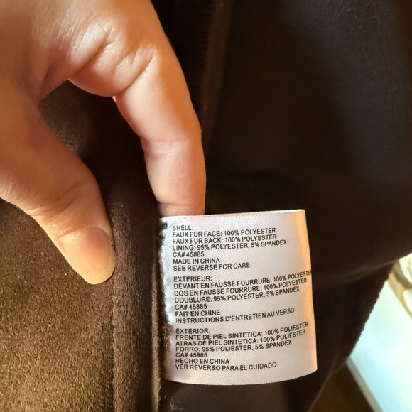 NWOT Michael Kors Sherpa Teddy Coat - Picture 5 of 8